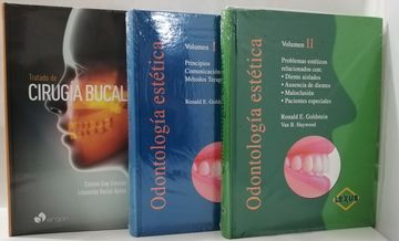 portada Cirugía bucal y Odontologia estética 3 tomos