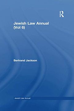 portada Jewish law Annual (Vol 6) 