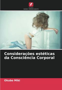 portada Considerações Estéticas da Consciência Corporal