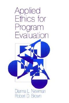 portada applied ethics for program evaluation (en Inglés)