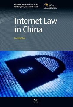 portada Internet law in China (Chandos Asian Studies Series) (en Inglés)