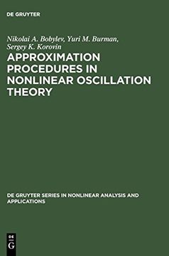 portada Approximation Procedures in Nonlinear Oscillation Theory (de Gruyter Nonlinear Analysis and Applications) (en Inglés)