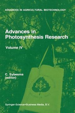 portada Advances in Photosynthesis Research: Proceedings of the Vith International Congress on Photosynthesis, Brussels, Belgium, August 1-6, 1983. Volume 4 (en Inglés)
