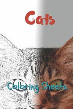 portada Cat Coloring Sheets: 30 Cat Drawings, Coloring Sheets Adults Relaxation, Coloring Book for Kids, for Girls, Volume 7 (in English)