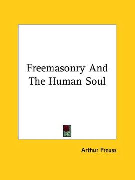 portada freemasonry and the human soul (in English)