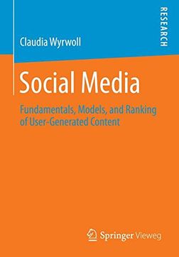 portada Social Media: Fundamentals, Models, and Ranking of User-Generated Content