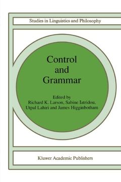 portada control and grammar (en Inglés)