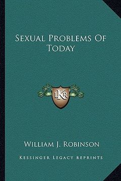 portada sexual problems of today (en Inglés)