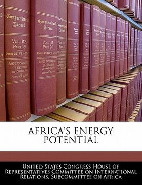 portada africa's energy potential (en Inglés)