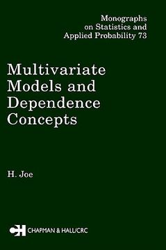 portada multivariate models and multivariate dependence concepts (en Inglés)