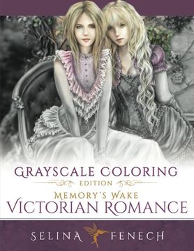portada Memory's Wake Victorian Romance - Grayscale Coloring Edition (Grayscale Coloring Books by Selina) (Volume 5) (en Inglés)