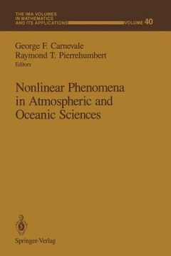 portada Nonlinear Phenomena in Atmospheric and Oceanic Sciences (en Inglés)