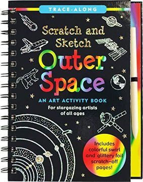 portada Scratch & Sketch Outer Space (Trace Along) (en Inglés)