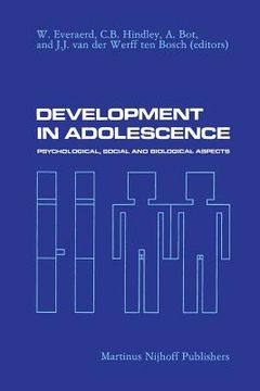 portada Development in Adolescence: Psychological, Social and Biological Aspects (en Inglés)