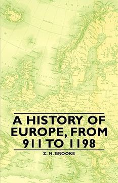 portada a history of europe, from 911 to 1198