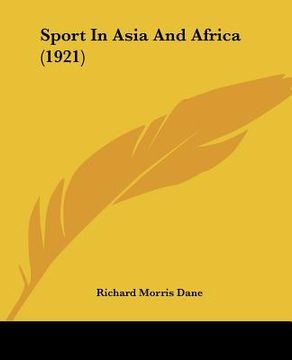portada sport in asia and africa (1921) (en Inglés)