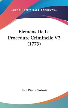 portada Elemens De La Procedure Criminelle V2 (1773) (in French)