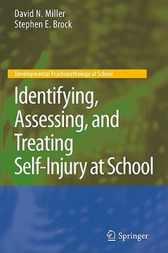 portada identifying, assessing, and treating self-injury at school (en Inglés)