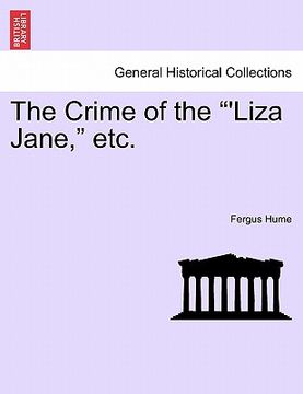 portada the crime of the "'liza jane," etc. (in English)