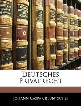 portada Deutsches Privatrecht (en Alemán)