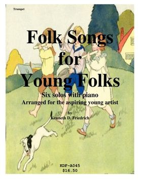 portada Folk Songs for Young Folks - trumpet and piano