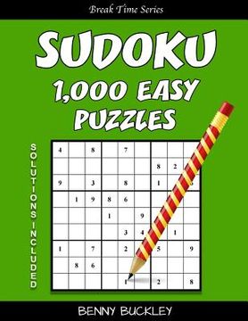 portada Sudoku 1,000 Easy Puzzles. Solutions Included: A Break Time Series Book (en Inglés)