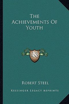 portada the achievements of youth (en Inglés)