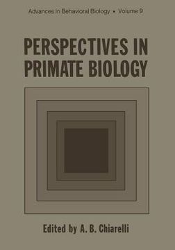 portada Perspectives in Primate Biology (in English)