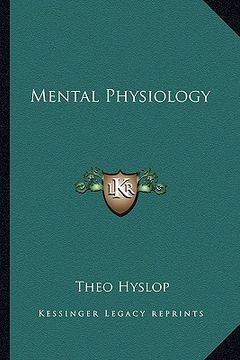 portada mental physiology (en Inglés)