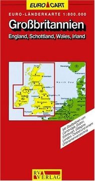 portada Euro - Mapa Gran Bretaña, Irlanda (en danés)