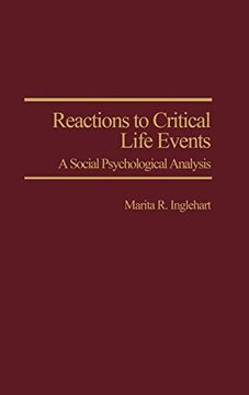 portada Reactions to Critical Life Events: A Social Psychological Analysis (en Inglés)