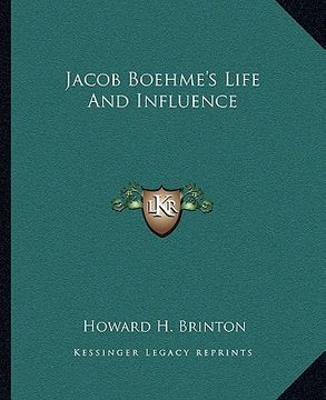 portada jacob boehme's life and influence