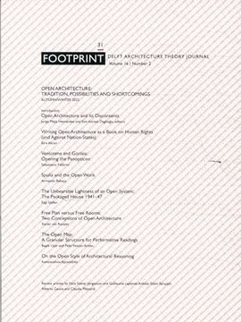 portada Footprint 31 - Open Architecture