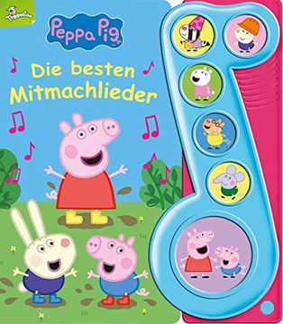 portada Peppa pig - die Besten Mitmachlieder - Liederbuch mit Sound - Pappbilderbuch mit 6 Melodien (en Alemán)