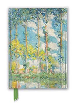 portada Claude Monet: The Poplars (Foiled Journal) (Flame Tree Nots) 