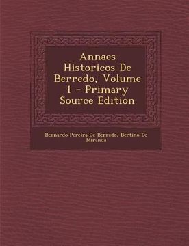 portada Annaes Historicos de Berredo, Volume 1 (in Portuguese)