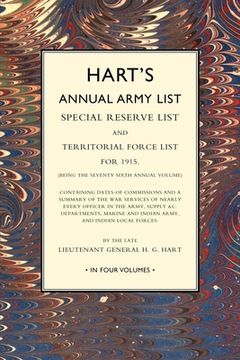 portada HART`S ANNUAL ARMY LIST 1915 Volume 3 (in English)