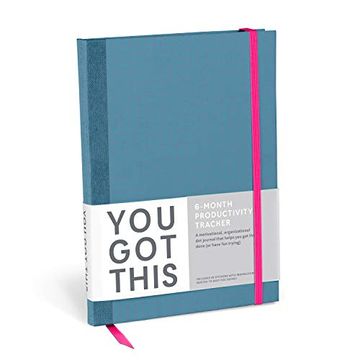 portada Knock Knock you got This Productivity Journal (Blue) - a 6-Month Productivity Tracker Dot-Grid Journal (in English)