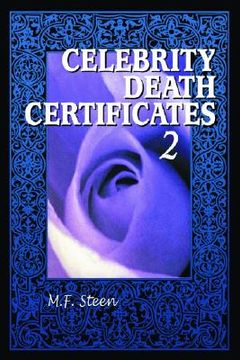 portada celebrity death certificates 2 (en Inglés)