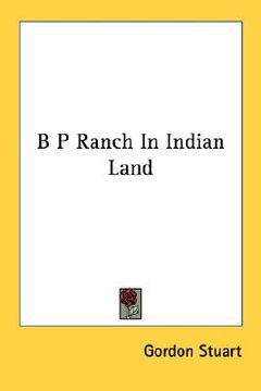 portada b p ranch in indian land (en Inglés)