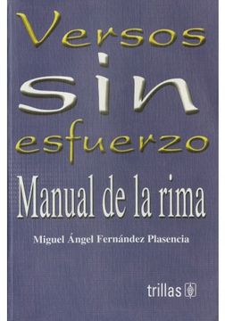 portada Versos sin Esfuerzo/ Effortless Verse: Manual de la Rima/ Rhyme Manual (Spani.