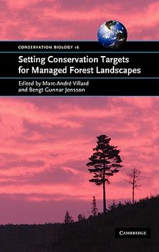 portada Setting Conservation Targets for Managed Forest Landscapes Hardback (Conservation Biology) (in English)