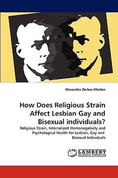 portada how does religious strain affect lesbian gay and bisexual individuals? (in English)