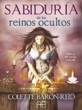 portada Sabiduria de los Reinos Ocultos: Libro y 44 Cartas Oraculo (in Spanish)