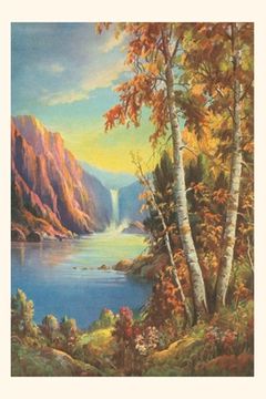 portada Vintage Journal Trees by a Lake in Autumn (en Inglés)