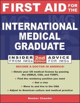 portada First aid for the International Medical Graduate (in English)
