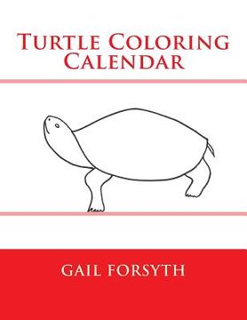 portada Turtle Coloring Calendar (in English)