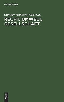 portada Recht. Umwelt. Gesellschaft: Festschrift fã â¼r Alfred Pikalo zum 70. Geburtstag (German Edition) [Hardcover ] (in German)