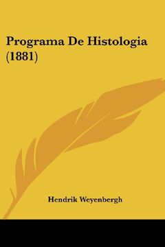 portada Programa de Histologia (1881) (in Spanish)