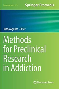 portada Methods for Preclinical Research in Addiction (Neuromethods, 174) (en Inglés)
